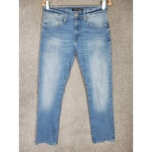 MAVI‎ Zach Straight Leg  Jeans Mens Size 30x30 Blue Distressed Stretch Denim
